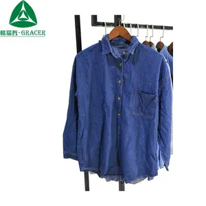 Çin ikinci el giysi Jean ceket gömlek kullanılan giysiler toplu