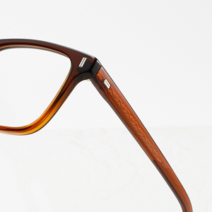 Lunettes de vue rectangulaires à monture complète pour hommes, monture solide écaille de tortue, anti-UV, correction de la vision, pour toutes les formes de visage, adulte - Product Image 3
