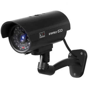 Eleopard finta macchina fotografica manichino di sicurezza impermeabile CCTV telecamera di <span class=keywords><strong>sorveglianza</strong></span> con lampeggiante rosso luce Led esterno interno - Product Image 1