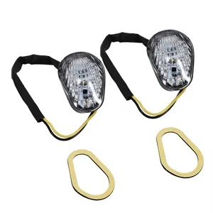 RTS A pair LED Flush Mount Signals Light Turn signal For Universal Yamaha YZF R6 R1 R6S