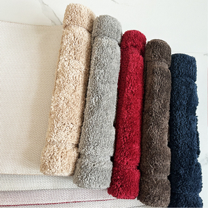 Đổ xô <span class=keywords><strong>Polyester</strong></span> sàn phòng tắm <span class=keywords><strong>Mat</strong></span> máy làm hoàn toàn Kết cấu Thảm nhanh chóng làm khô chống trượt chân <span class=keywords><strong>Mat</strong></span> TPR ủng hộ rắn - Product Image 4