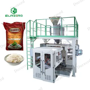 Başbakan Qualityrice paketleme makinesi 25 kg 50 kg pirinç paketleme makinesi otomatik