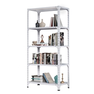 Shanghai vente en gros ménage en acier multi-niveaux poudre enduit Protection contre la corrosion Angle <span class=keywords><strong>étagère</strong></span> <span class=keywords><strong>de</strong></span> rangement en acier 180cm <span class=keywords><strong>de</strong></span> longueur - Product Image 3