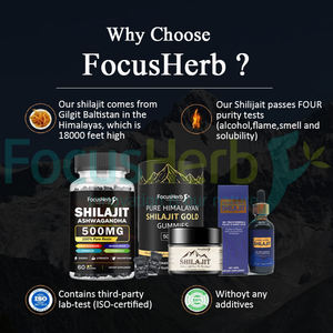 Série de compléments alimentaires naturels purs au Shilajit de l'Himalaya, marque privée OEM ODM Focusherb - Product Image 3