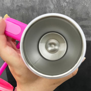 Nouveau RTS USA Entrepôt Blanc Sublimation En Acier Inoxydable Isolé Sous Vide Blanc Macaron 16oz Peut Tasse avec Poignée Colorée pour DTF - Product Image 3