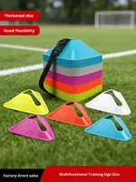 Cônes d'entraînement de football BinYao, cônes d'agilité, marqueur triangulaire, disque, obstacle, plastique souple, épaissi, élastique BY-273