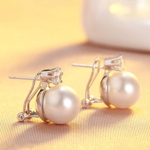 Orecchini a Perno con Chiusura a Perline per Donne, Design Minimalista, Accessori per Orecchie alla Moda per Uso Quotidiano - Product Image 3