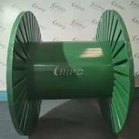 Bobina Vacía de Acero Ripo de 3150 mm para Cable Grande y Cable Corrugado, Modelo Wire400/500/630/800/1000/1250, 80 kg, 1 Año de Garantía