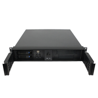 Caja de servidor compacto Mini-ITX 2U, chasis Montado en Rack con caja de PC industrial de 480mm de profundidad