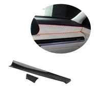 Pour palissade Hyundai 2019 2020 2021 2022 2 pièces/ensemble décoration de voiture en Fiber de carbone contrôle Central tableau de bord panneau garniture