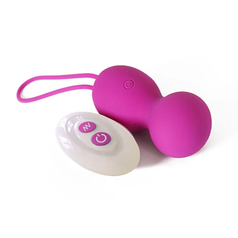 女の子のためのセクシーなおもちゃを締めるためのケーゲルボールエッグホッパー用のリモコン付きケゲルボール