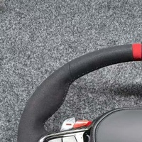 Volant en daim CS adapté aux BMW M3 M4 M5 X3 G05 G20 G30 G06 G07 G80 F06 F15 F20 F30 F36 F40 F80 G80 G82 G87 F97