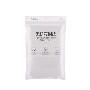 FaSoLa Kitchen Apron White Waterproof Oil Proof Disposable For Adults Children Catering BBQ Cooking - Product Image 5