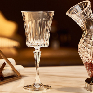 Verres en cristal transparents de conception européenne, fabriqués à la machine, écologiques, pour mariages, décoration intérieure, centres de table, vin 201-300ml - Product Image 2