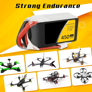 ชุดแบตเตอรี่11.1V 3S 450mAh 75C Lipo พร้อมปลั๊ก XT30 (2ชิ้น) ผลิตในประเทศจีน - Product Image 4