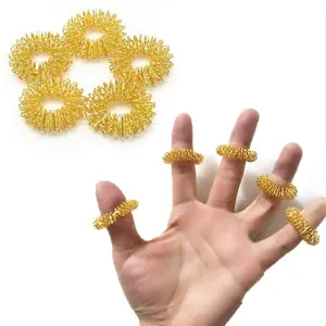 Heißer Verkauf Finger Massage Ring Akupunktur Ring Gesundheit Pflege Körper Massager Entspannen Hand Massage Finger verlieren Gewicht - Product Image 1