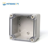 Boîtier de jonction extérieur étanche IP65/IP67 avec loquet à bascule, boîtier électrique en PC/ABS pour usage industriel