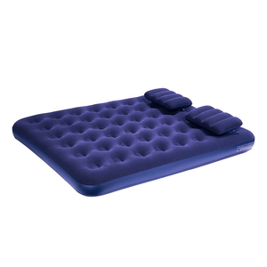 Matelas pneumatique gonflable portable en velours floqué, taille Queen, avec oreillers, <span class=keywords><strong>lit</strong></span> pneumatique double pour le camping en plein air, meubles <span class=keywords><strong>de</strong></span> maison - Product Image 4