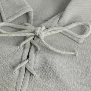 <span class=keywords><strong>Chemise</strong></span> personnalisée de haute qualité pour hommes, nouvelle <span class=keywords><strong>chemise</strong></span> de plage décontractée à manches longues, <span class=keywords><strong>col</strong></span> montant, corde à longueur réglable, <span class=keywords><strong>chemise</strong></span> de couleur unie - Product Image 5