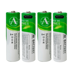 IILEER baterai isi ulang Ion litium kapasitas besar 1200 siklus 1400mAh 2600mWh 1.5V dengan Port tipe-c - Product Image 1