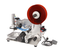 Machines d'étiquetage et d'impression semi-automatiques DMX pour surfaces planes, pour bouteilles carrées plates