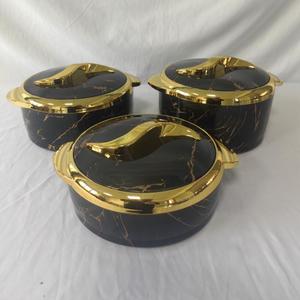 Ensemble de 3 casseroles en verre isolées au design classique essentiel, logo personnalisé <span class=keywords><strong>pour</strong></span> cuisinière à gaz, <span class=keywords><strong>repas</strong></span> chauds et frais, fondue, usage domestique - Product Image 3