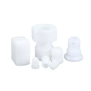 Customized Processing PTFE Products Plastic Accessories Free Sample PTFE Provide Drawings