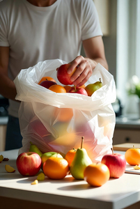 Sacs à légumes compostables certifiés BPI TUV AS5810, taille et logo personnalisés, pour les supermarchés, les détaillants, les fabricants, ECOPRO - Product Image 3