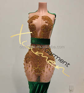 Vestido de Fiesta Largo de Satén Morado Brillante para Mujer, Estilo Formal Personalizado, con Cristales de Estrás, Cola Asimétrica, para Baile de Graduación - Product Image 4