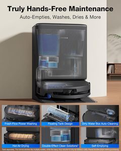 Aspiradora Robótica Inteligente Original Ecovacs Deebot T90 Pro, Limpieza <span class=keywords><strong>sin</strong></span> Necesidad de Lavar, Barredora Robótica con la Mejor Navegación Láser LDS - Product Image 4