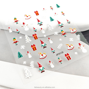 Năm & Mười gmpc/sedex/ISO/eudr bán buôn 5D giáng sinh nail sticker quyến rũ cho kỳ nghỉ Đảng lấp lánh Nail Nguồn cung cấp nghệ thuật - Product Image 5