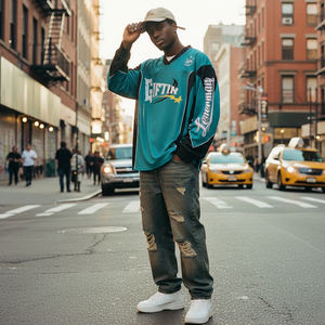 Maillot de football américain personnalisé en gros pour équipes de la Coupe du Monde, uniforme de sport décontracté à manches longues en maille entièrement imprimé - Product Image 1