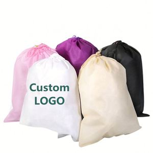 12 Colors Available PP Laminated Non Woven Drawstring Bag Custom Logo Printed Eco-Friendly Reusable <b>Lady</b> Fashion National Dress - Product Image 1