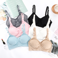 Soutien-gorge d'allaitement pour femmes, doux et respirant, vente en gros, maternité, allaitement, grossesse