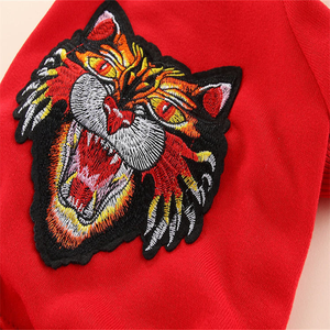 Cheap Wholesale tiger Sport Pet Hooded Sweatshirt Dog Hoodie Luxury Dog Jackets Coats Hoodie Pet <b>Clothes</b> - Product Image 6