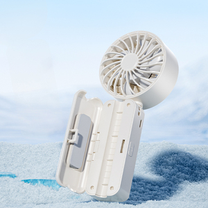 Ventilador de Refrigeración Portátil Recargable, Mini, Plegable, de Mano, con Tecnología de Semiconductor, en Oferta - Product Image 6