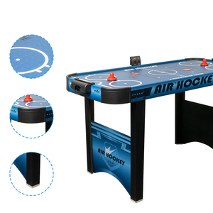 WIN.MAX <span class=keywords><strong>Table</strong></span> de hockey <span class=keywords><strong>sur</strong></span> air en gros 4FT avec 2 poussoirs de hockey LED et rondelle LED, jeu de hockey <span class=keywords><strong>sur</strong></span> glace électronique - Product Image 2