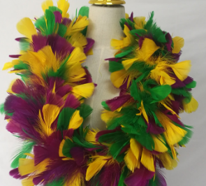 Châle à plumes épaisses colorées boa, écharpe à volants de dinde Boa pour les festivals de mariage, fête, carnaval samba boas 300g - Product Image 5