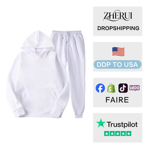 Conjunto de Sudadera y Pantalones Deportivos Unisex de Corte Regular con Garantía de Calidad, Sudadera con Capucha Informal para Mujer - Product Image 2