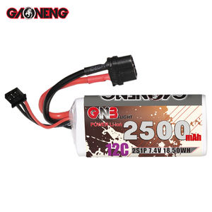 GAONENG GNB 2S 2500MAH 7.4V 12C XT60 18650 Li-ion pil fırçasız FPV yarış Drone uzun menzilli - Product Image 5