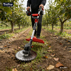 Coupe-herbe sans fil facile à ranger avec poignée télescopique et design compact pour gagner de la place dans le garage ou le hangar - Product Image 5