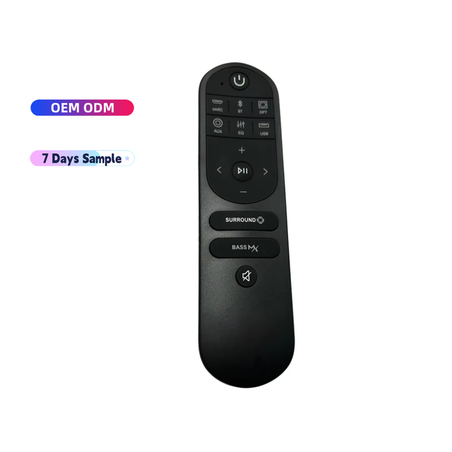 OEM ODM 17 Keys FST-RC19 Remote Control Factory Customizable ABS Material for Home Audio System Soundbar Custom Function