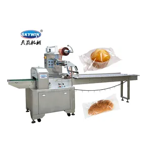 Horizontal Multi-function Pillow Flow Chocolate Bar Biscuit Packaging Wrapping Packing Machine
