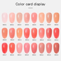 Gel UV pour ongles, marque propre OEM, logo personnalisé, gel prune glacée, 1 kg, grand baril, 24 couleurs au choix, fournitures pour ongles pour les professionnels
