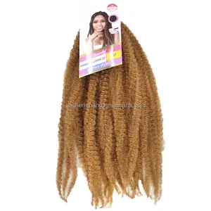 Afro kinky bulk flame retardant fiber JAMAICAN LOCKS 22" 80gram Afro Kinky Locs crochet braids afro curl marley braid hair