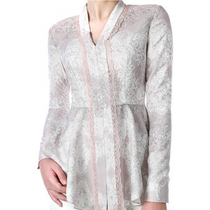 Ultima moda modello <span class=keywords><strong>Online</strong></span> Malaysia Floral Design Plus Size donna Jilbab Baju Kurung <span class=keywords><strong>abbigliamento</strong></span> islamico - Product Image 2