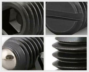 Zbpes tùy chỉnh cường độ cao bóng pit tông thép không gỉ Oxit Đen mùa xuân pit tông với rãnh hoặc lục giác ốc vít khác - Product Image 4