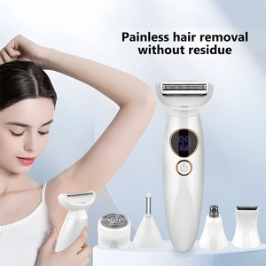 Set de Depilación 5 en 1 para Mujer, Resistente al Agua IPX7, Recortadora de Vello Púbico, Recortadora de Vello para Partes Íntimas - Product Image 4
