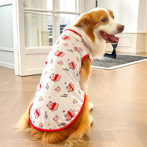 Vêtements pour chiens imprimés à la mode, t-shirt pour animaux de compagnie de petite, moyenne et <span class=keywords><strong>grande</strong></span> <span class=keywords><strong>taille</strong></span>, gilet en maille pour chien d'été, vêtements pour chiots pour Corgi, Bulldog, Golden Retriever - Product Image 2