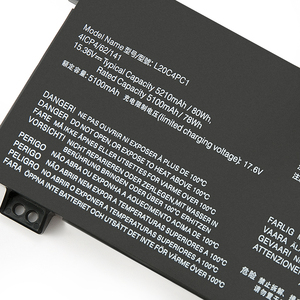 L20C4PC1 80Wh 15.36V L20L4PC1แบตเตอรี่แล็ปท็อป L20M4PC1 L20D4PC1สำหรับ Lenovo <span class=keywords><strong>Legion</strong></span> 5 Pro-16ACH6 5B11B48829 SB11B48821 - Product Image 3